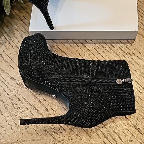 Black platform dress booties size 7 NWT Thalia Sodi - Picture 5 of 11